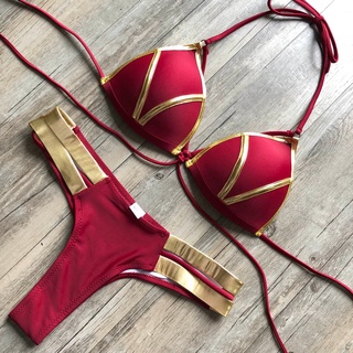 Thời trang bộ bikini có mút nâng ngực