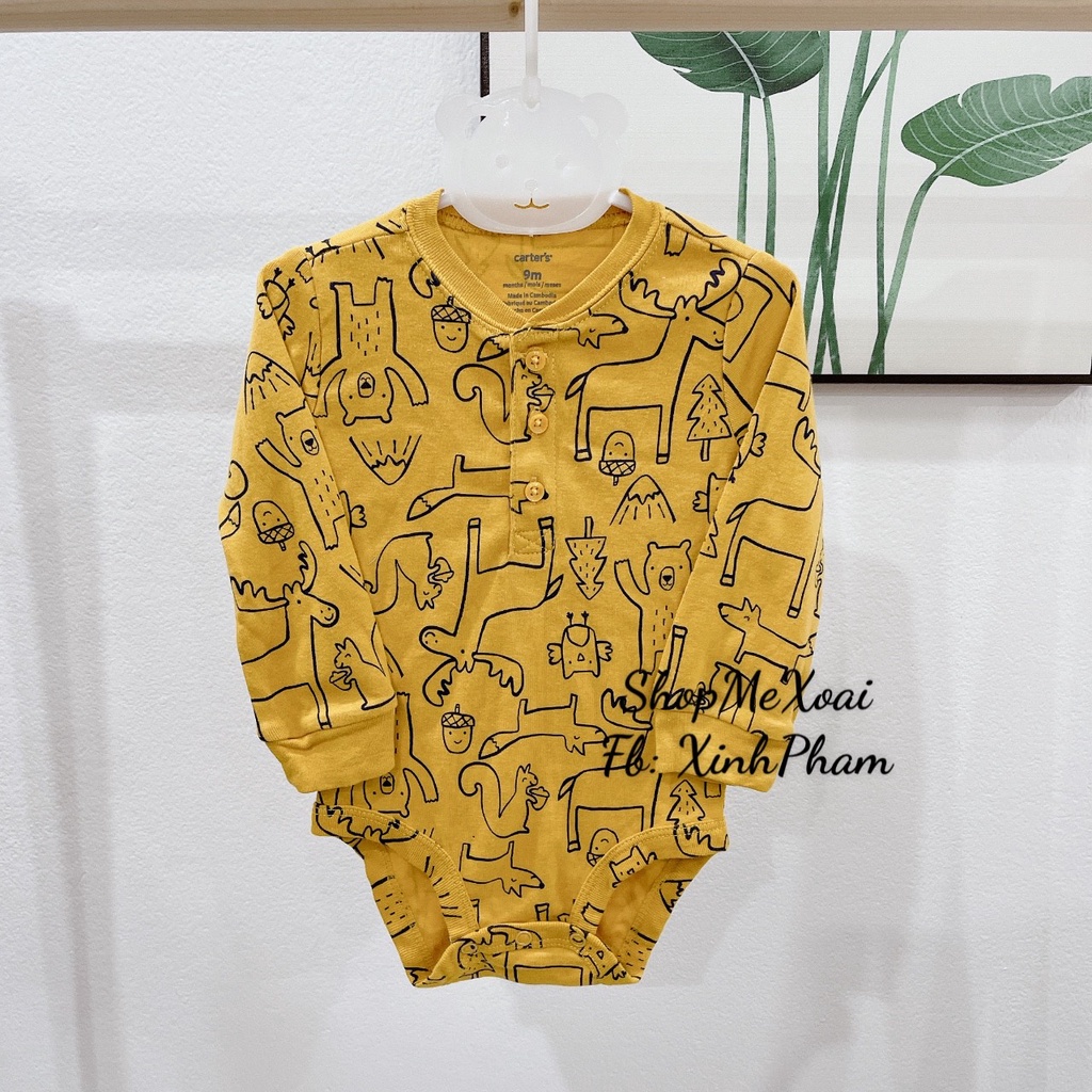 [Chọn mẫu 2][ Size 3M] BODYSUIT, BODYCHIP DÀI TAY XUẤT DƯ CHO BÉ TỪ 3-5,3KG