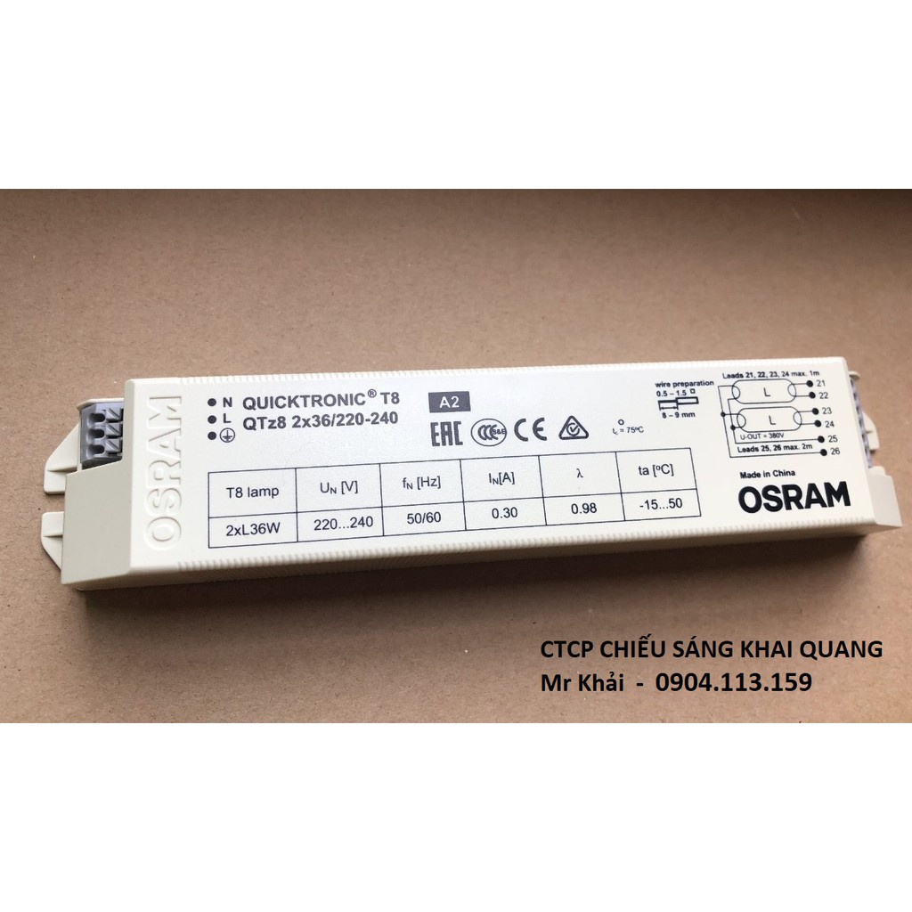 Chấn lưu, Ba lát điện tử RẠNG ĐÔNG dùng cho máng tuýp 1m2 và 0.6m