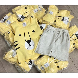 (15-22kg) Bộ ba lỗ bé trai hổ vàng HM (có ảnh thật)