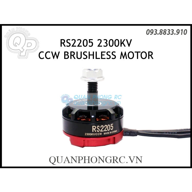 Động cơ motor RS2205 2300KV RaceSpec Brushless Motor CW/CCW 3-4S