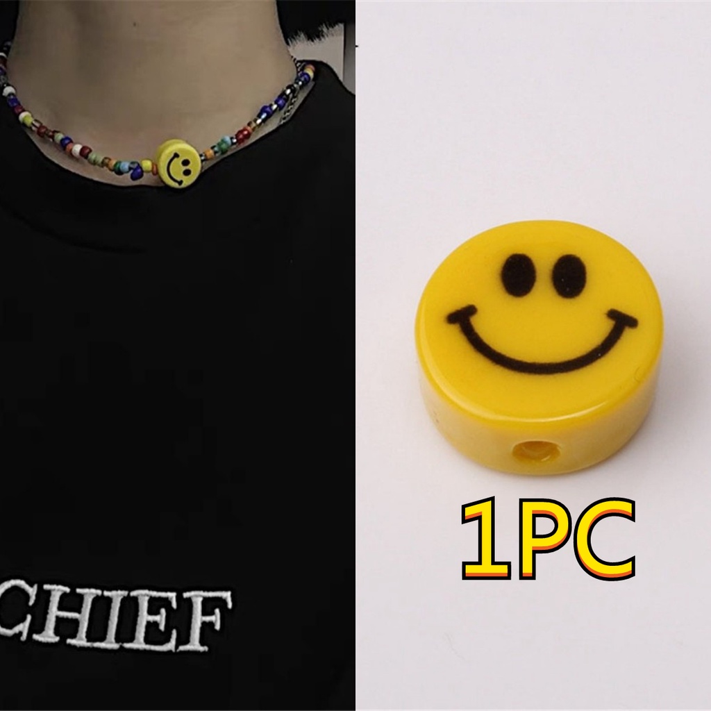 Mặt trang sức họa tiết mặt cười phong cách GD làm đồ trang sức thủ công DIY độc đáo