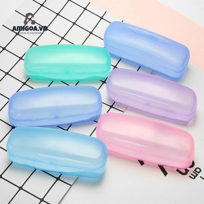 Hộp Đựng Mắt Kính Bằng Nhựa Trong Suốt Siêu Nhẹ Tiện Dụng