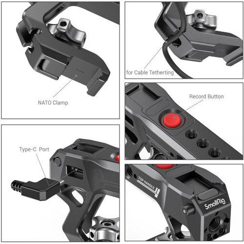 SmallRig NATO Tay cầm tích hợp nút Start/Stop cho máy ảnh Sony – HTN2670