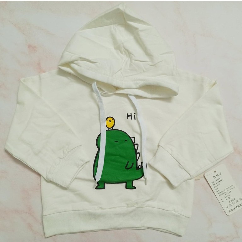 [ Xả Hàng ] Áo Hoodie Nỉ Da Cá Đáng Yêu Dành Cho Bé Trai Bé Gái Từ 10-18Kg KIDS21013