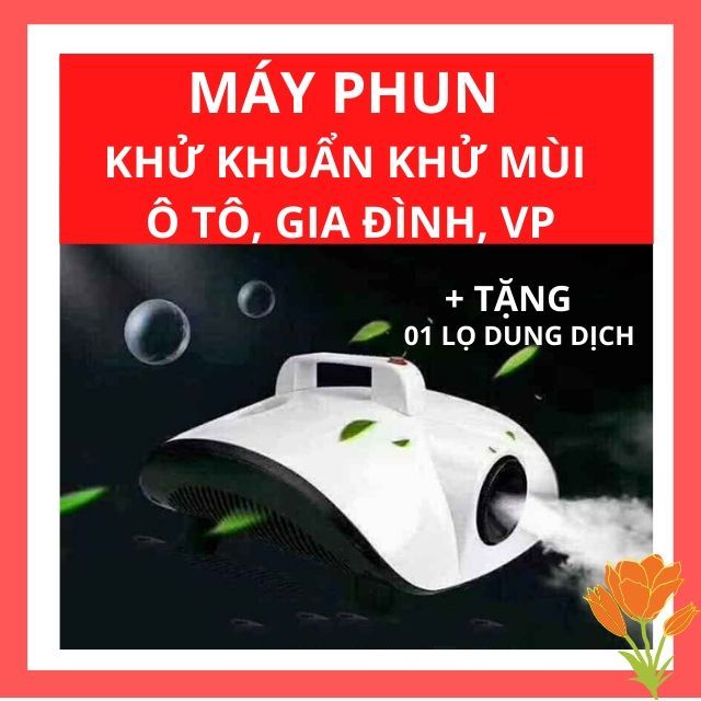 Máy khử mùi nội thất ô tô , khách sạn 1500w đạt chuẩn Smoke - Home and Garden (tặng kèm tinh dầu)