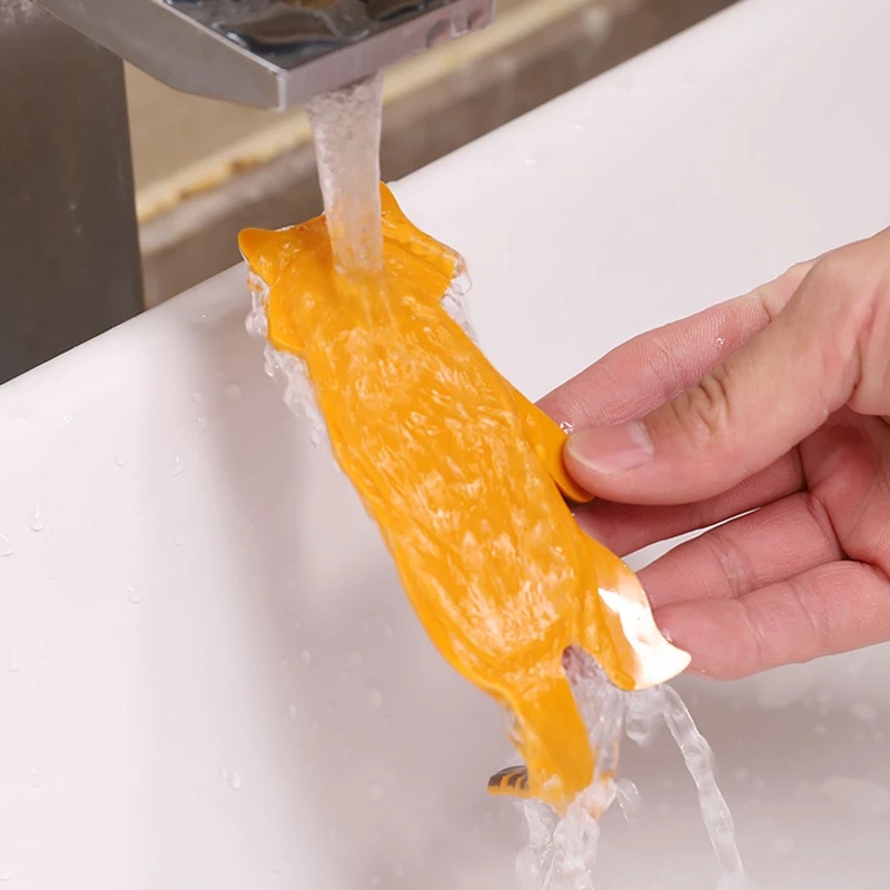 Móc Treo Chìa Khóa Dán Tường/ Tủ Lạnh Hình Động Vật Hoạt Hình Dễ Thương Tháo Gỡ Được