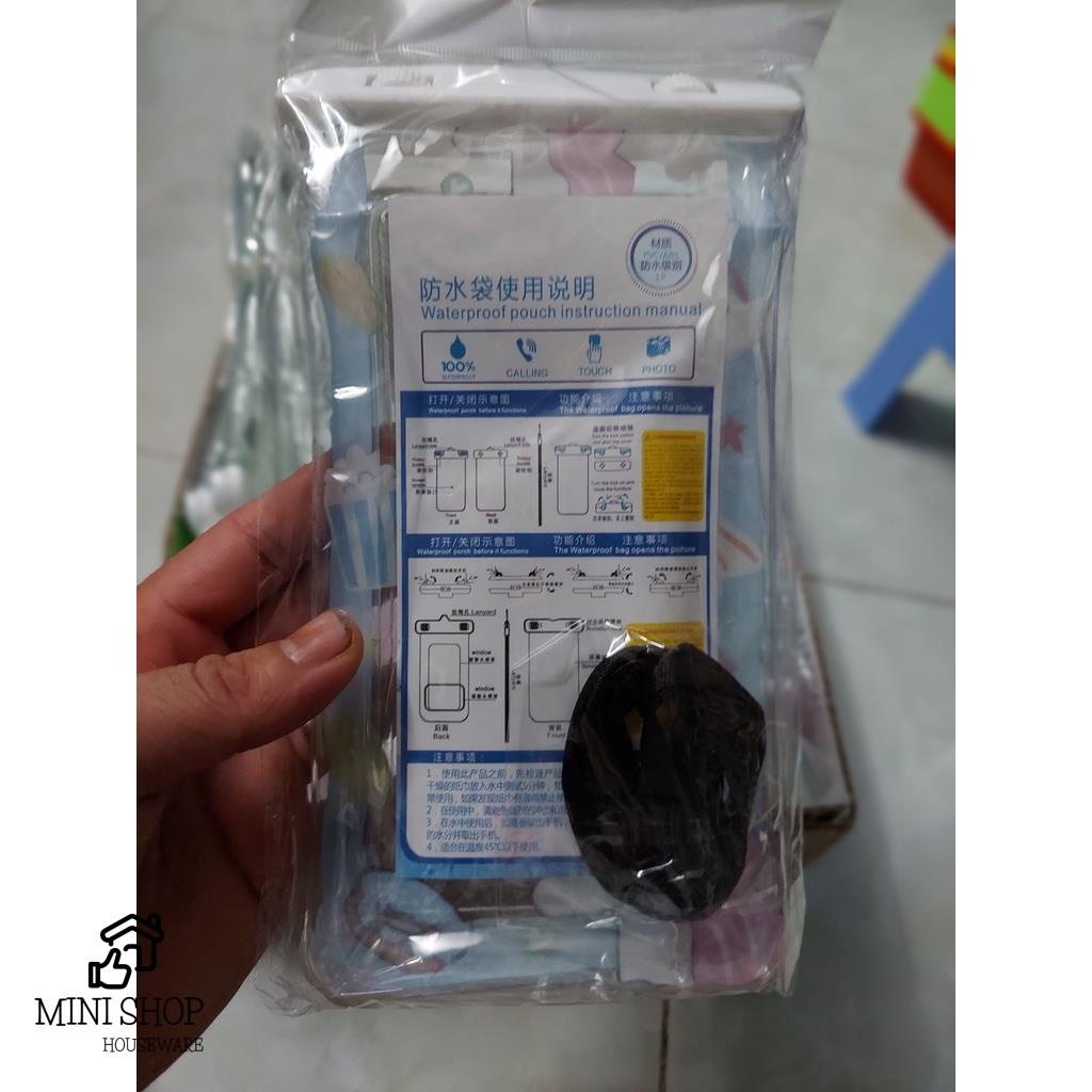 Túi Đựng Điện Thoại Vật Dụng Cá Nhân Chống Nước Dạng Phao Đi Biển, Hồ Bơi Chống Mất