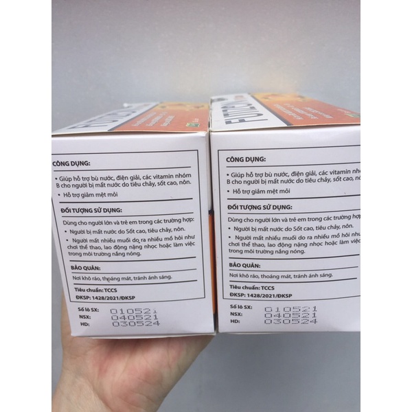 FUTIZON nước biển khô bổ xung vitamin 3B, Zn,Na.vị cam