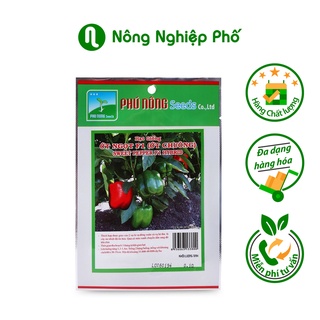 Hạt giống ớt ngọt F1 (Ớt chuông) Phú Nông - Gói 0.1 gram