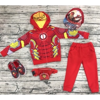 HM0124 Bộ quần áo ironman thun da cá