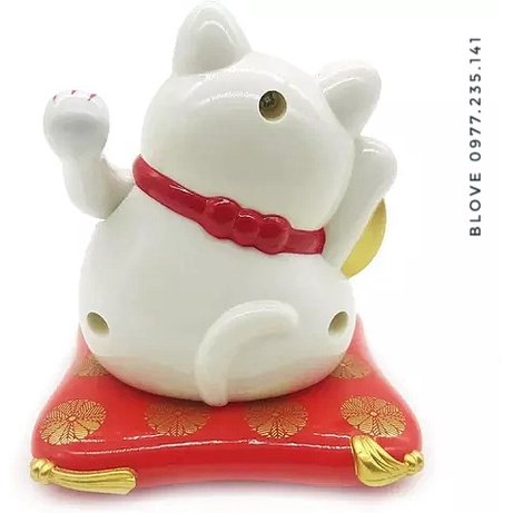 Mèo Thần Tài Vẫy Tay May Mắn, Hạnh Phúc, Tài Lộc,  Mèo Thần Tài, Mèo Vẫy Tay chạy bằng năng lượng mặt trời