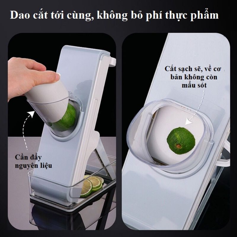 Dụng Cụ Cắt Lát Rau Củ Quả Đa Năng, thái lát mỏng thịt đông lạnh, rau củ, thái sợi