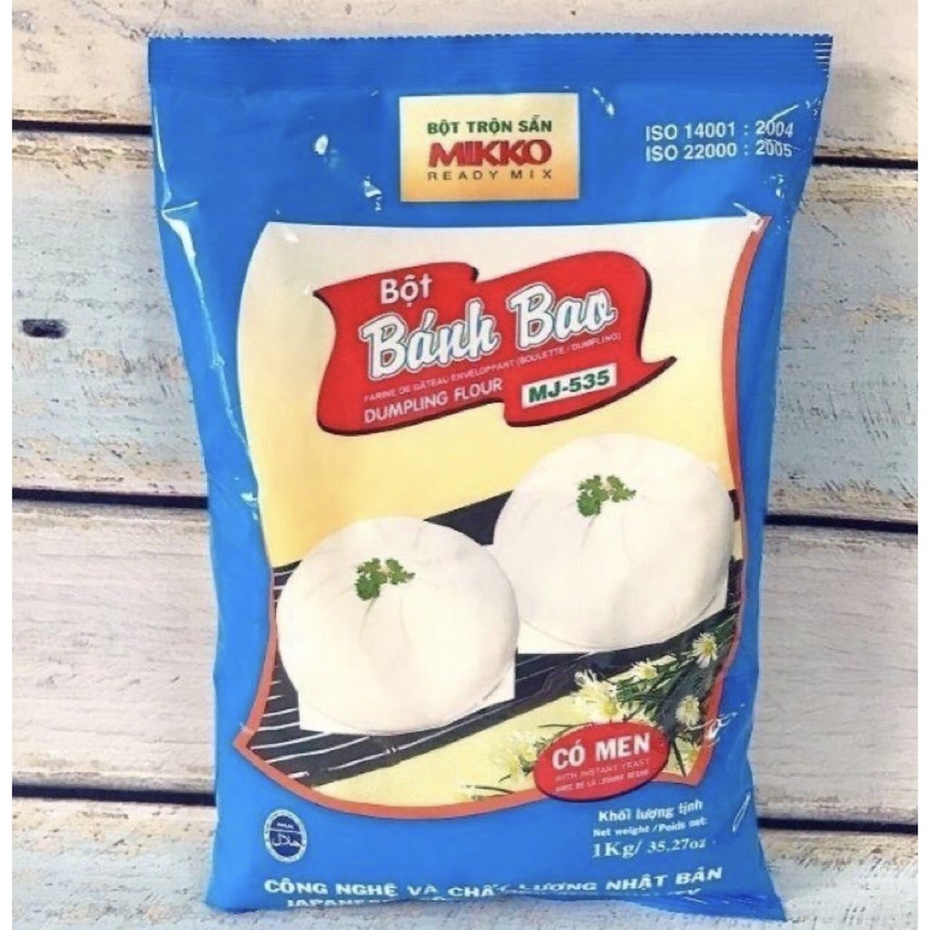 BỘT TRỘN SẴN BÁNH BAO MIKKO 400G/1KG