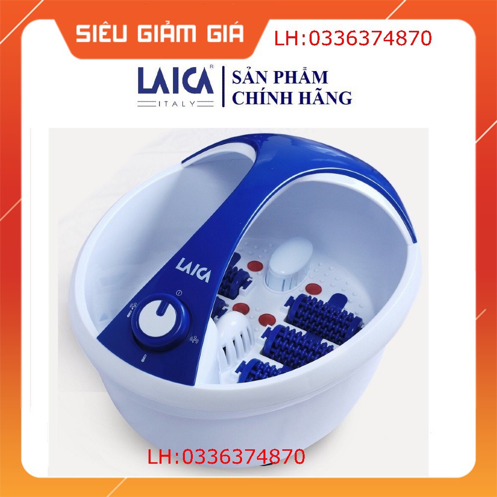 [Mã 154FMCGSALE giảm 8% đơn 500K] Bồn Ngâm Chân Massage Hồng Ngoại LAICA PC1018 Italy