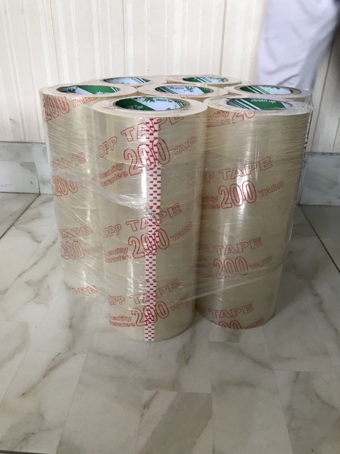 Băng keo trong 200ya ( loại tốt dai )