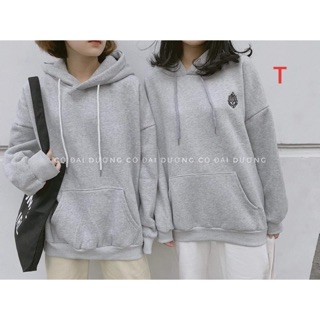 Ái hoodie nỉ in lô gô hoạt hình _TR