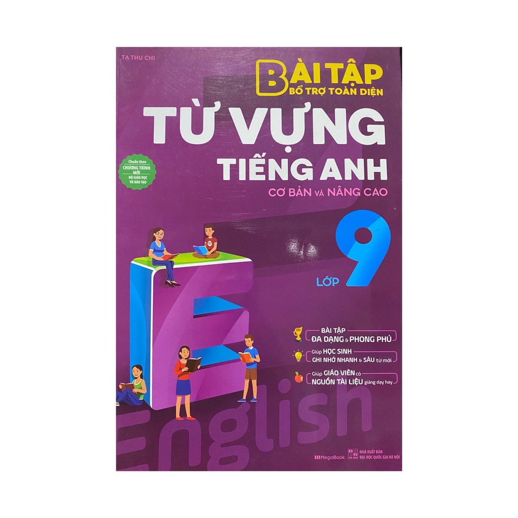 Sách - Bài tập bổ trợ toàn diện từ vựng tiếng anh cơ bản và nâng cao lớp 9 ( Megabooks )