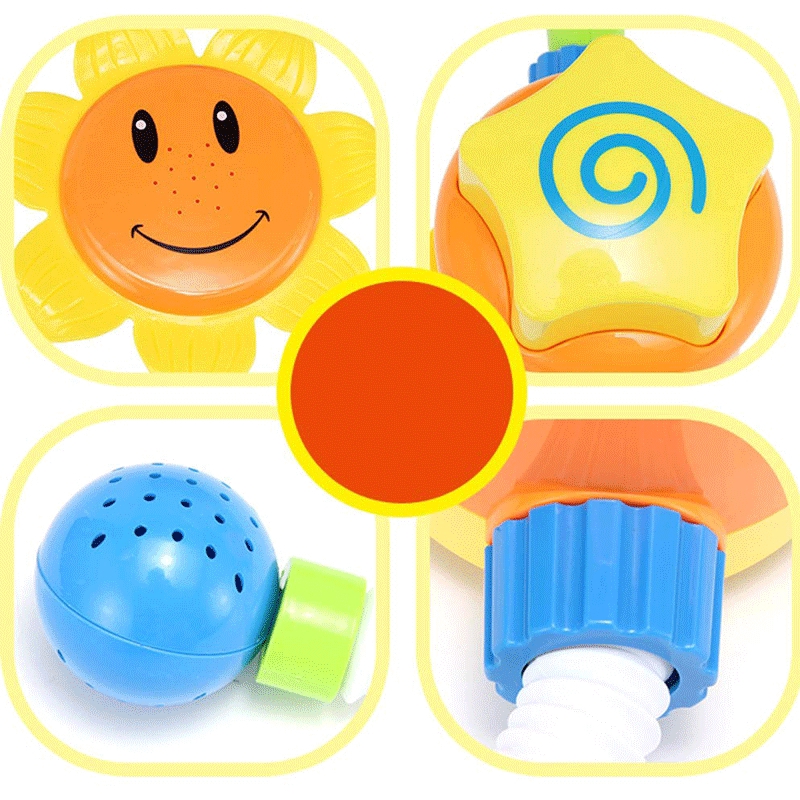 Baby Play Water Game Bath Toy Sunflower Faucet Shower Toy