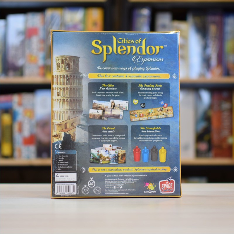Bộ trò chơi Splendor Cities phiên bản mở rộng
