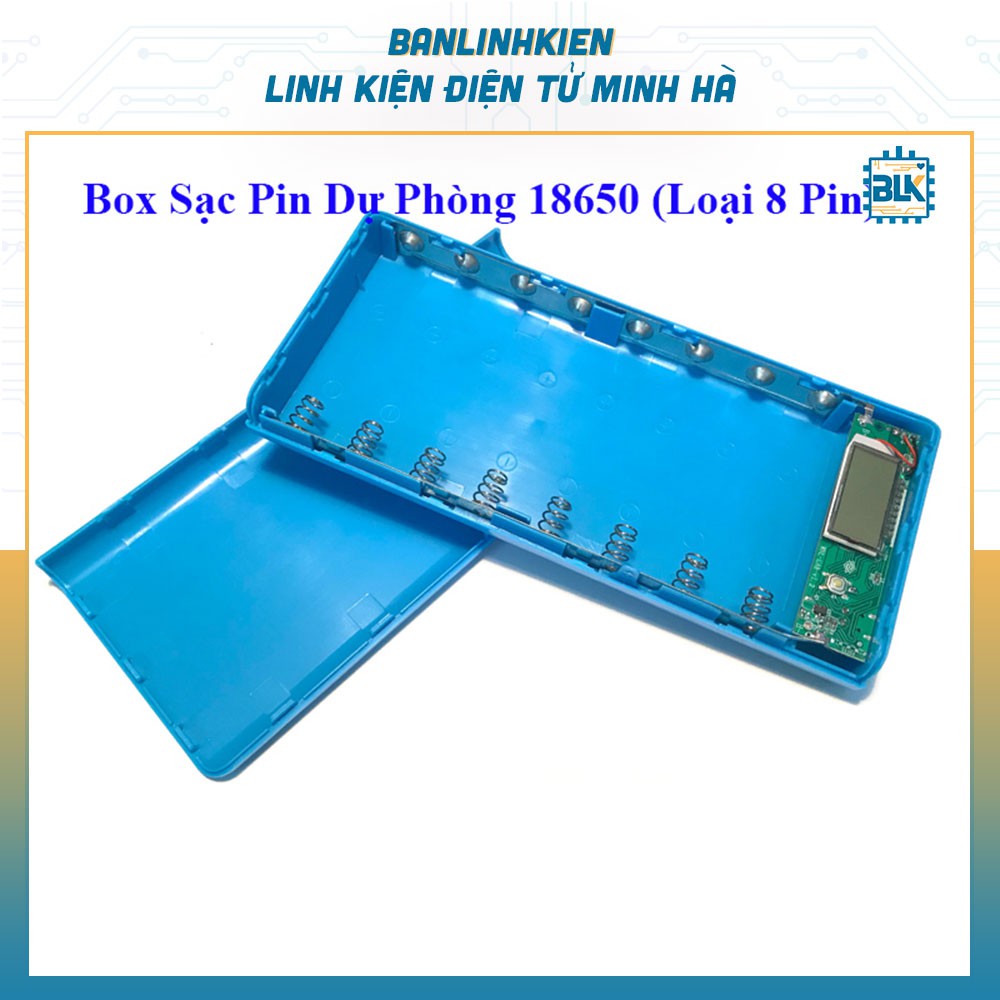 Box Sạc Pin Dự Phòng 18650 (Loại 8 Pin)