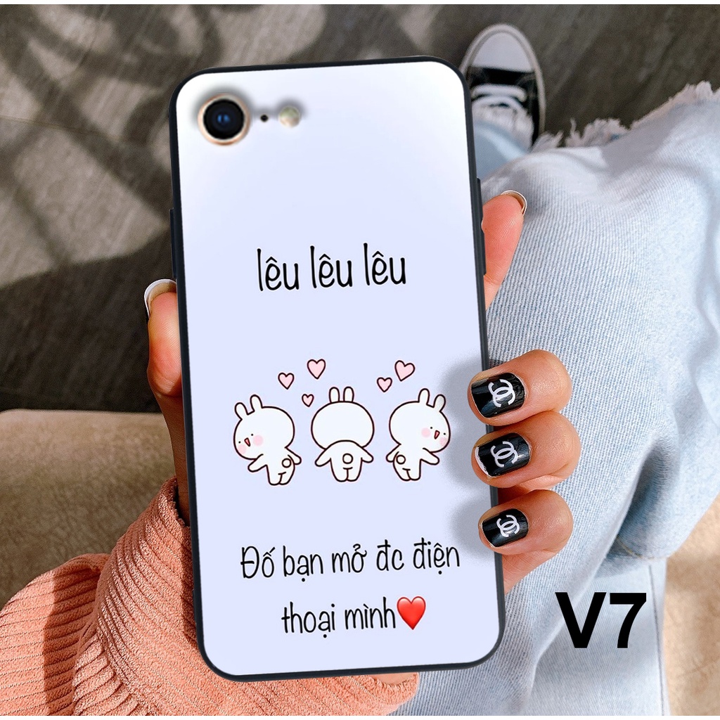 ỐP LƯNG ĐIỆN THOẠI IPHONE 7 THƯỜNG/8 THƯỜNG ỐP TPU VIỀN VUÔNG IN HÌNH SIÊU CUTE VÀ DỄ THƯƠNG GLSHOP MỚI NHẤT