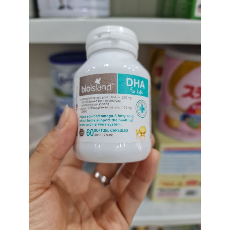 DHA BioIsland 60 Viên Úc cho bé từ 6 tháng trở lên