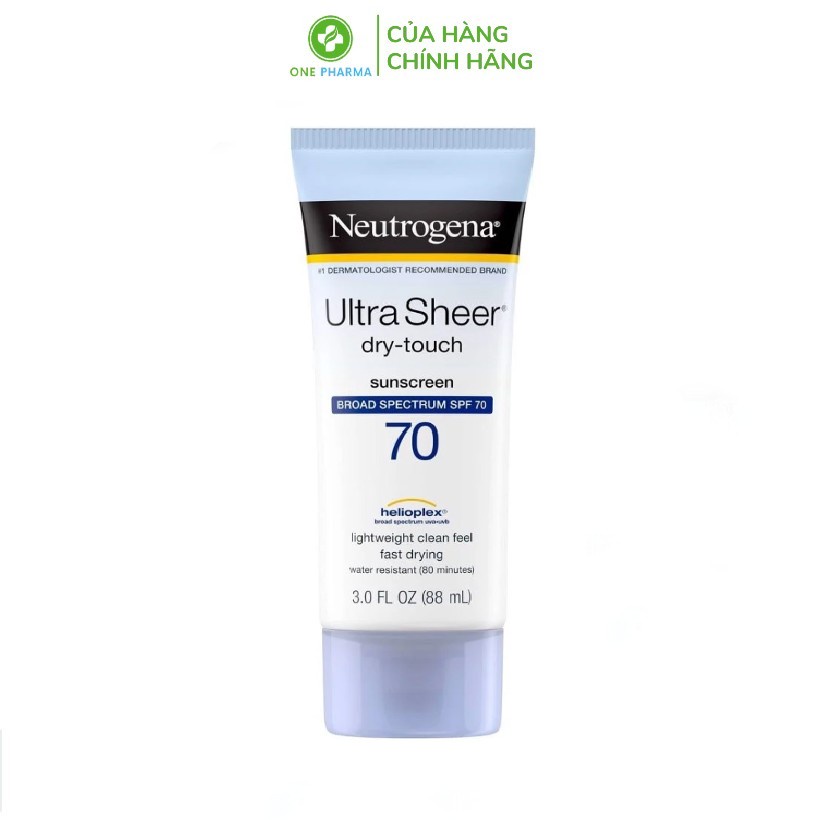 Kem Chống Nắng Neutrogena Ultra Sheer Dry Touch Sunscreen SPF 70 88ml