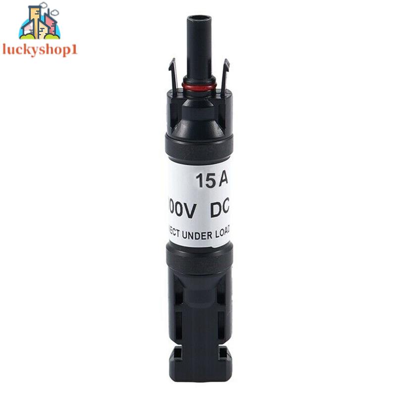 Portable 10A 15A MC4 In-Line Diode Connector Photovoltaic Solar Panel Fuse Adapter