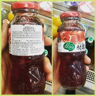 NƯỚC GIẢI KHÁT WOONGJIN NƯỚC LỰU CHAI 180ML