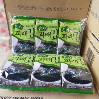 COMBO 5 LỐC TẢO BIỂN SONKA ROASTED SEAWEED 5Gx3x5