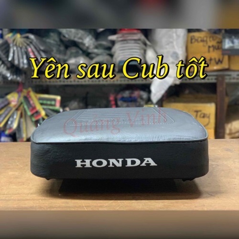 Yên đệm sau xe cub 50, 81, 82 êm, chất da mềm đẹp