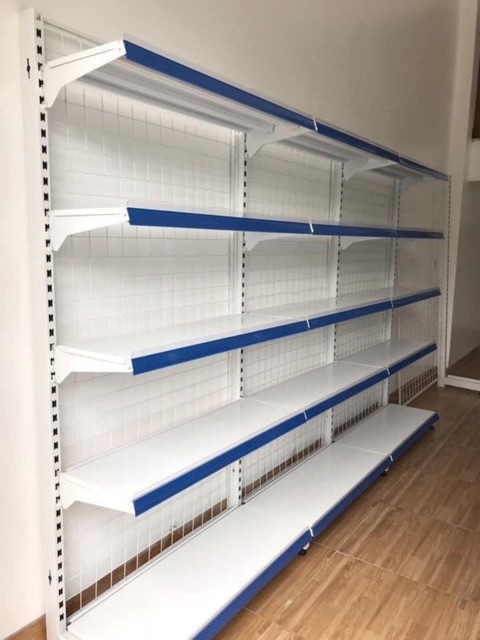 Kệ áp tường để hàng tạp hoá ( Cao 1m8 dài 90cm 5 tầng )