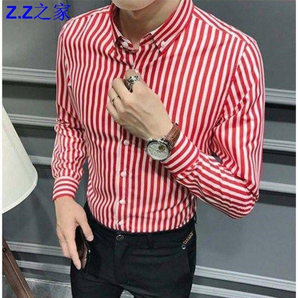 ❤️ Áo Sơ Mi Nam Dài Tay Sọc Dọc Trắng Đen Thời Trang