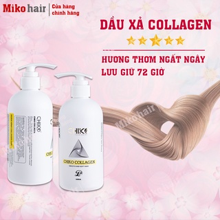 DẦU XẢ TÓC COLLAGEN DƯỠNG TÓC, PHỤC HỒI TÓC HƯ TỔN Chiko 500 ml MIKO HAIR