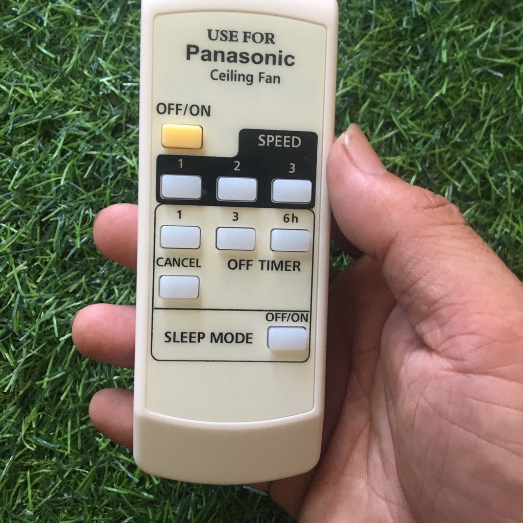 Điều khiển quạt panasonic loại 4 cánh khiển tốt thay thế khiển zin dùng pin to AA , Remote dùng cho quạt panasonic