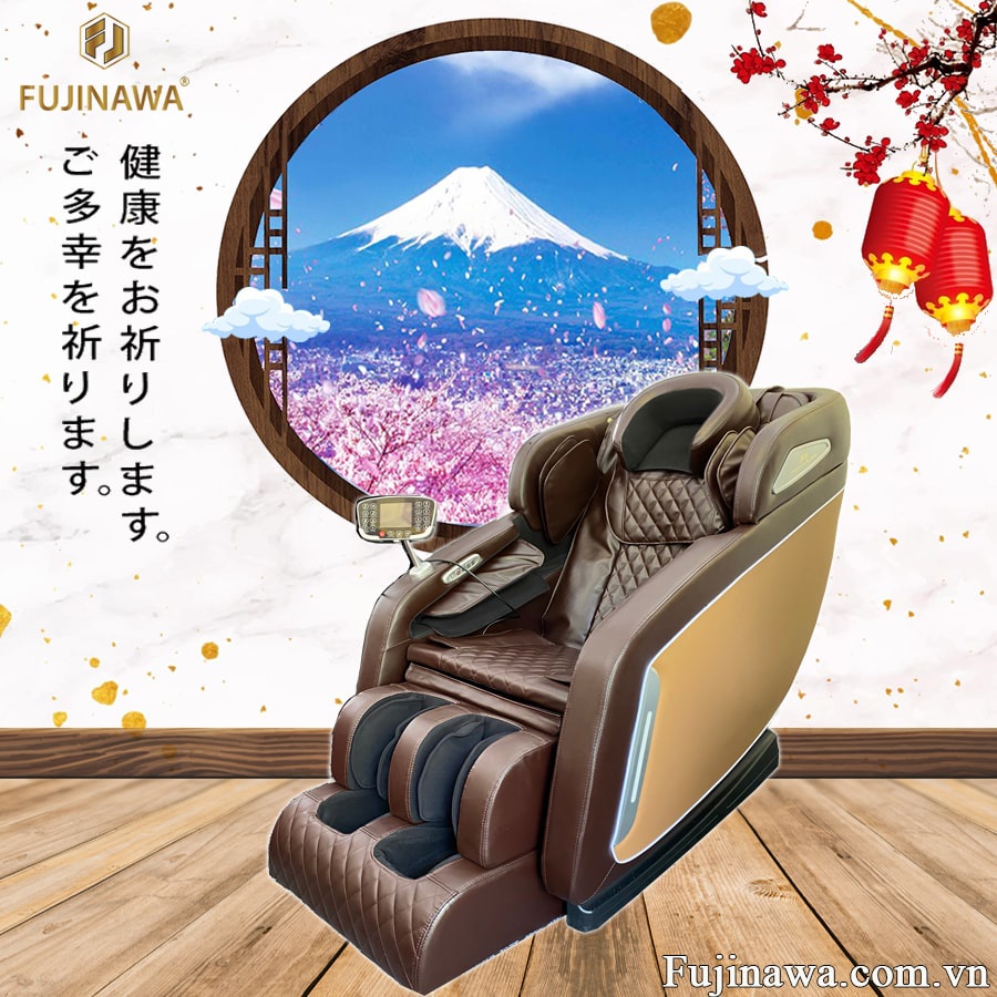 Ghế Massage Fujinawa 4D trị liệu thư giãn JP-688 Plus Chính hãng