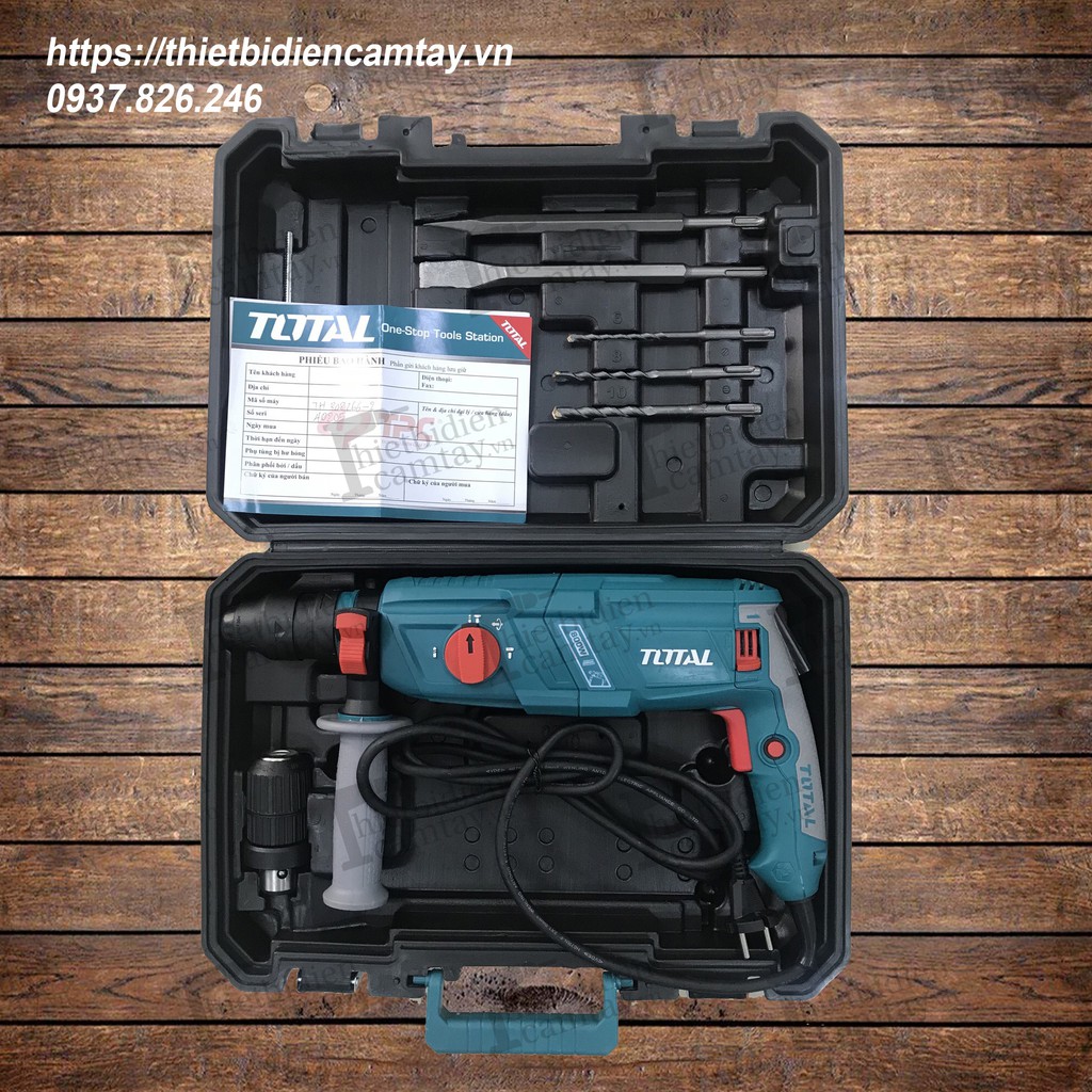 Máy khoan đục  Total TH308266-2 800W .