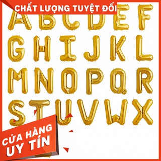 BÓNG CHỮ SINH NHẬT MÀU VÀNG GHÉP TÊN BÉ GIÁ RẺ, SIZE LỚN