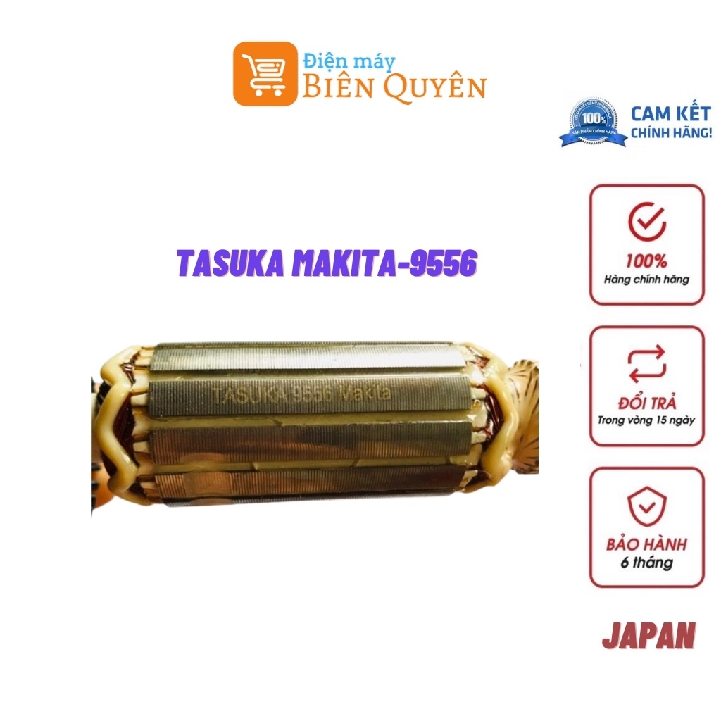 Roto Ruột Máy Mài TASUKA MAKITA 9556 Hàng Hãng 100% Dây Đồng KOREA Bảo Hành 6 Tháng