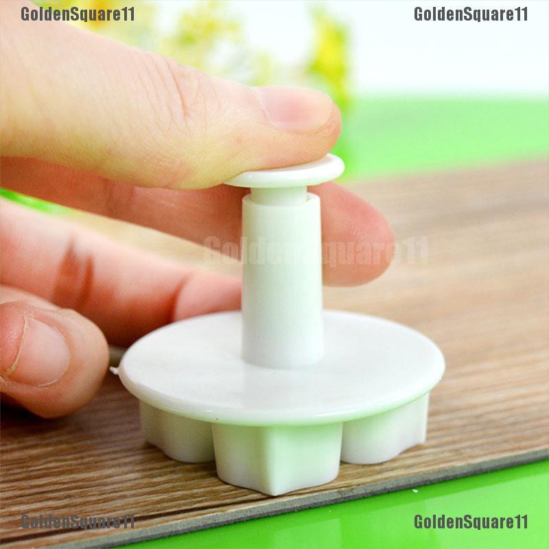 Set 3 Khuôn Nhấn Tạo Hình Hoa Trang Trí Bánh DIY