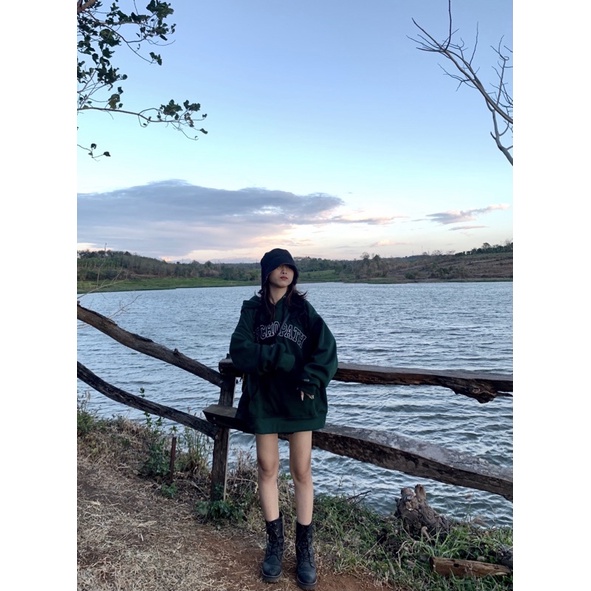 Áo khoác hoodie nam basic form rộng