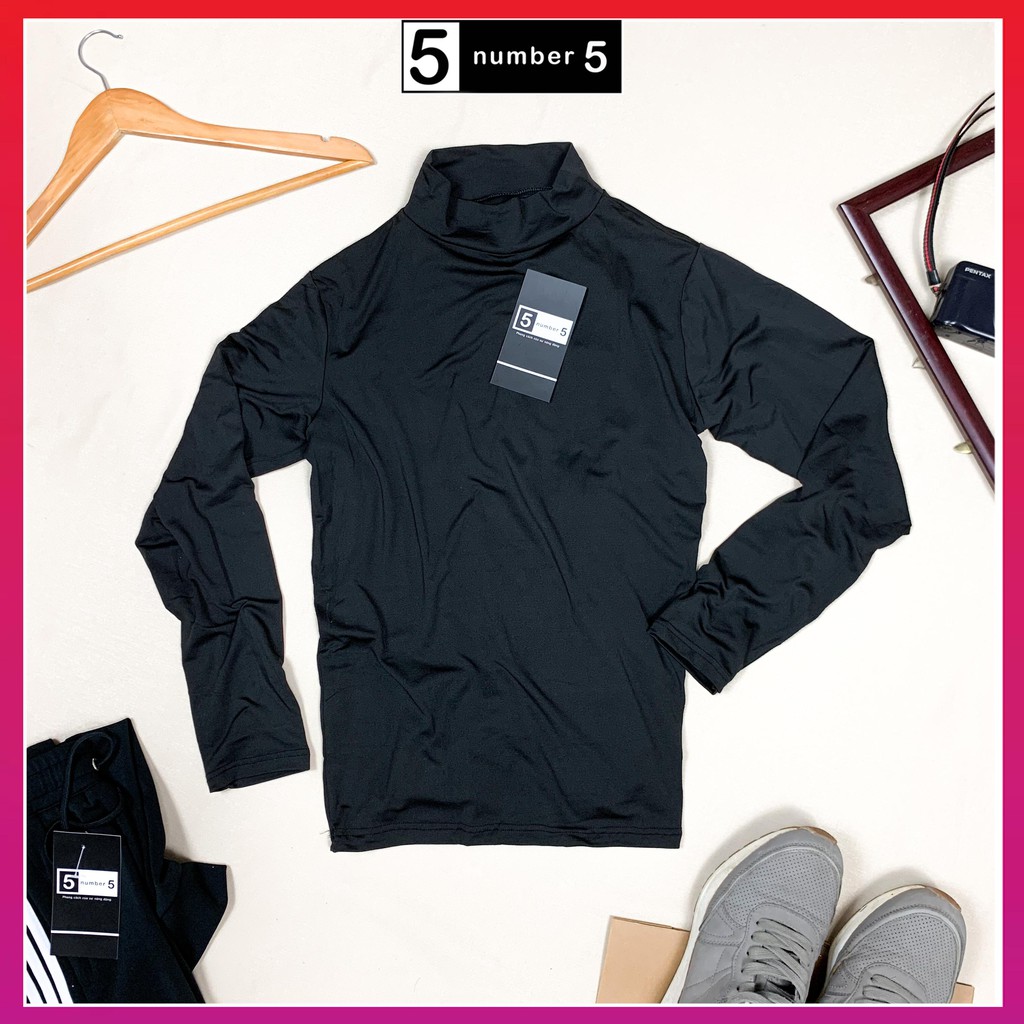 Áo Giữ Nhiệt Nam Number5 Lót Nỉ Cổ 5 Phân Siêu Ấm [ AN ] | BigBuy360 - bigbuy360.vn