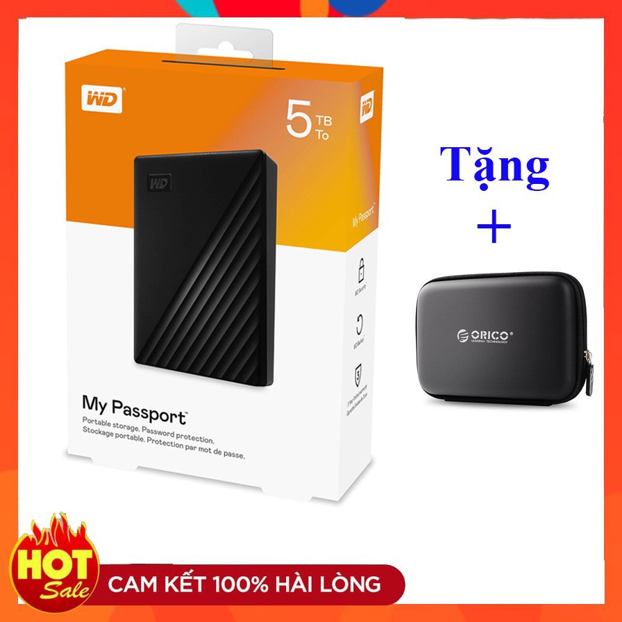 Ổ cứng di động WD digital my passport 5TB 4TB 2TB 1TB USB 3.0 95
