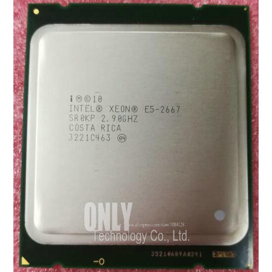 Bộ vi xử lí Intel Xeon E5-2667 (6 Nhân 12 luồng) 2.9 upto 3.5Ghz