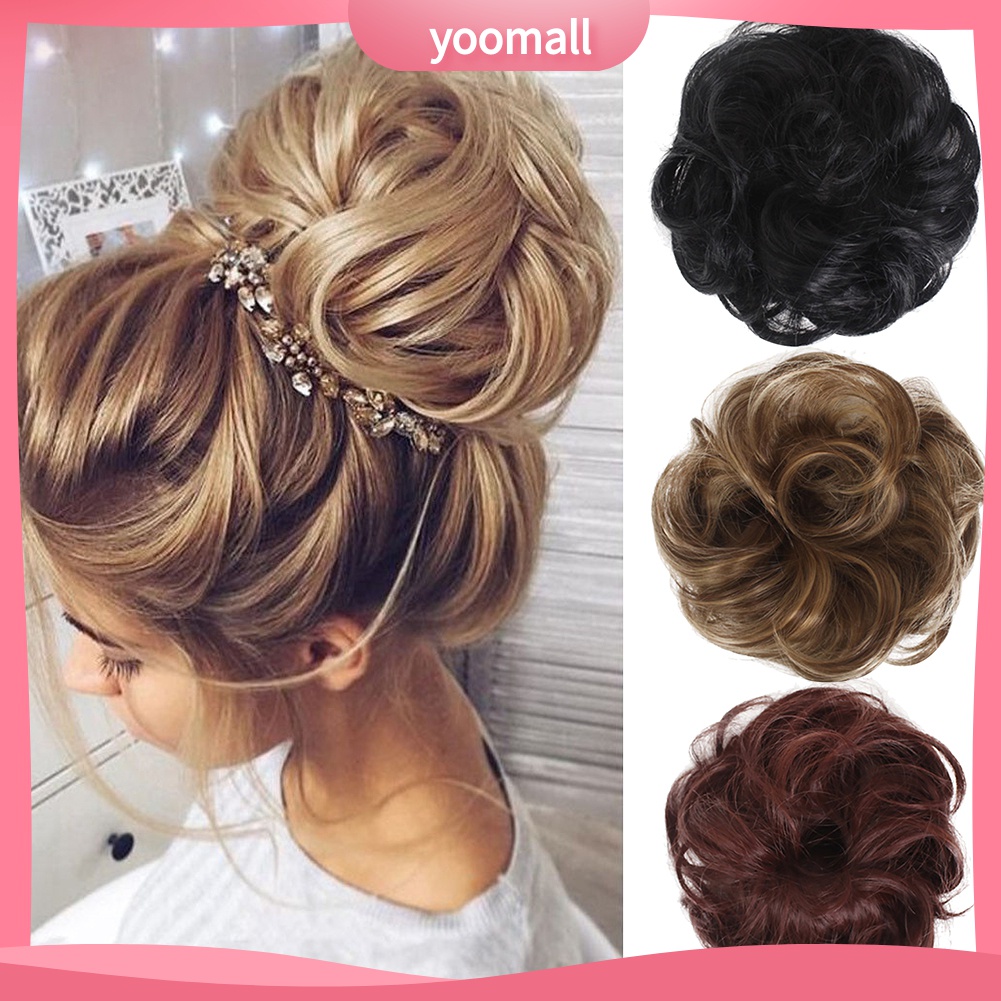 Búi Tóc Giả Xoăn Co Giãn