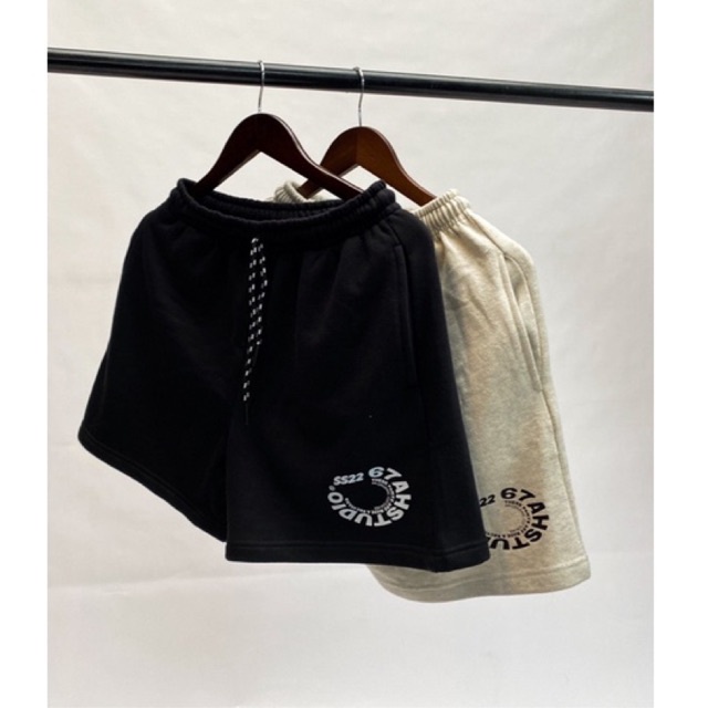 Quần short logo tròn SS22 67ahstudio