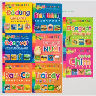 Sách – Combo Bé Khám Phá Môi Trường Xung Quanh - Trọn bộ 8 cuốn