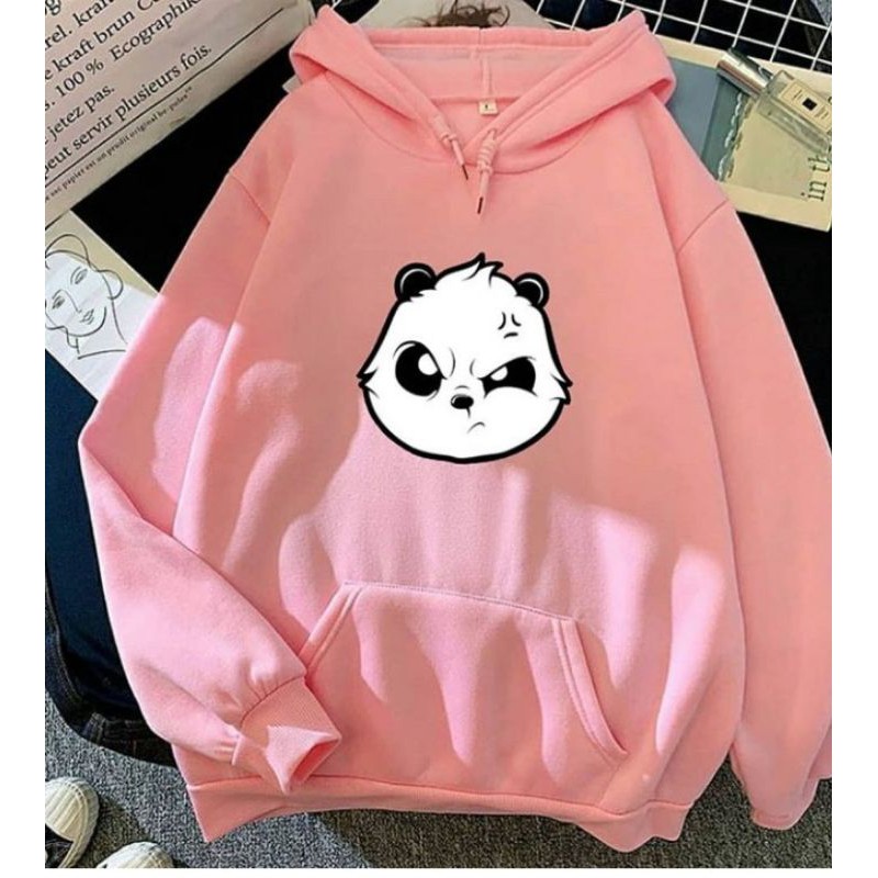 Áo Khoác Hoodie In Hình Gấu Trúc Dễ Thương