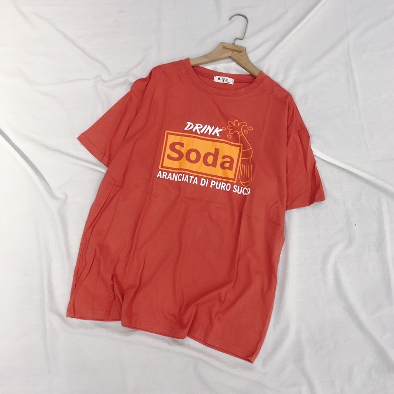 Áo Thun Soda Form To Rộng Hàng Quảng Châu HB72 Thun Khô Mỏng Mát